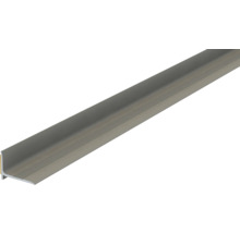 Aluminium traprandprofiel met geribbeld oppervlak