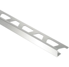 Metalen tegelprofiel in vierkante vorm met geperforeerde zijde.