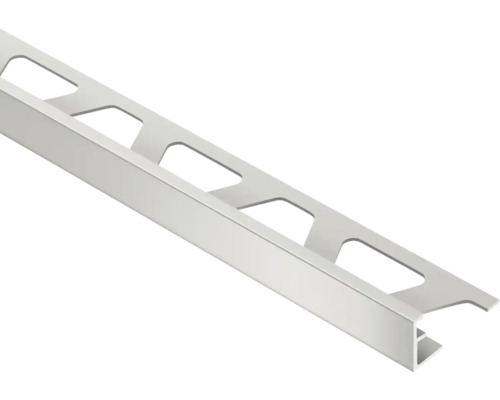 Tegelprofiel vierkant van aluminium met gaten voor een strakke randafwerking van tegels.
