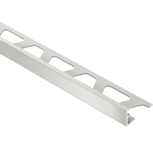 Tegelprofiel in L-vorm met trapeziumvormige uitsparingen voor randafwerking.
