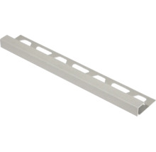 Aluminium tegelprofiel in vierkante vorm met geperforeerde bevestigingsrand.