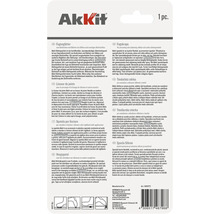 Akkit voegspatel voor het aandrukken en gladmaken van siliconen en kitten, 1 stuk