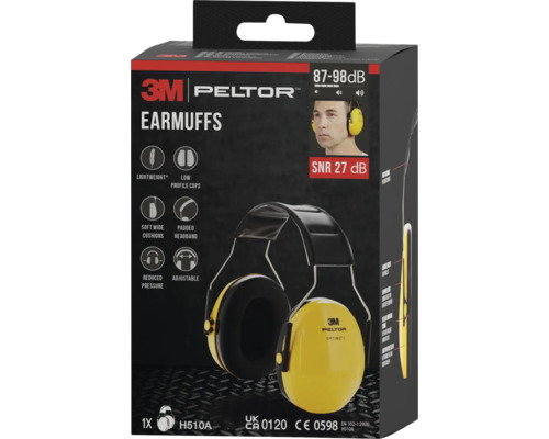 3M Peltor gehoorkap op de verpakking