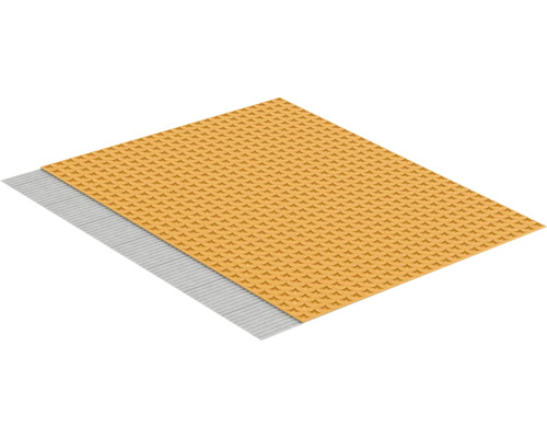 Ontkoppelingsmat voor scheuroverbrugging en afdichting onder tegelvloeren.