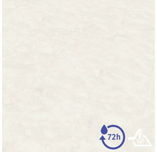 Vloerbekleding met marmerlook, waterbestendig tot 72 uur en antislip.