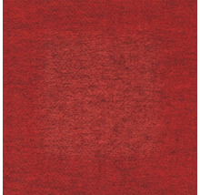 Close-up van een rode vilttextuur, vezelig textieloppervlak.