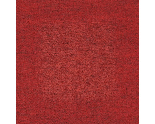 Close-up van een rode vilttextuur, vezelig textieloppervlak.