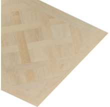 Parket met Versailles-patroon van licht hout.