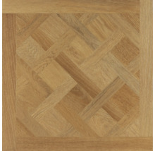 Parketvloer met Versailles-patroon van hout.