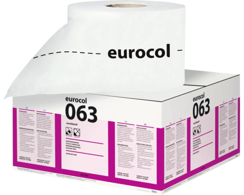 Eurocol 063 Euroband afdichtband op rol in kartonnen verpakking voor hoekaansluitingen