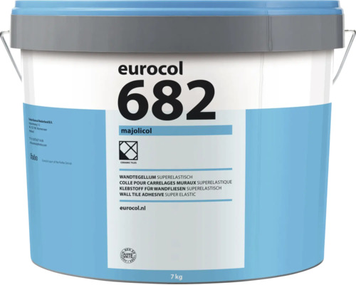 Eurocol 682 Majolicol wandtegellijm superelastisch in emmer van 7 kilogram
