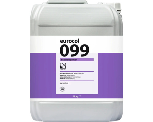 Eurocol 099 dispersieprimer voor zuigende ondergronden in een 10 kilogram jerrycan