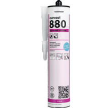 Eurocol 880 Euroseal sanitairkit transparant 310 milliliter koker voor afdichtingen in de badkamer en sanitaire ruimtes.