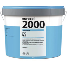 Eurocol 2000 universele elastische wandtegellijm in een emmer van 8 kilogram.