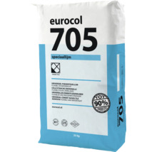 Eurocol 705 speciaallijm, 25 kilogram zak, universele poedertegellijm, flexibel en waterdicht voor keramische tegels.