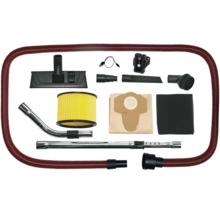 Accessoireset voor alleszuiger met slang, mondstukken, filters, stofzuigerzak en afstandsbediening voor nat- en droogzuigers