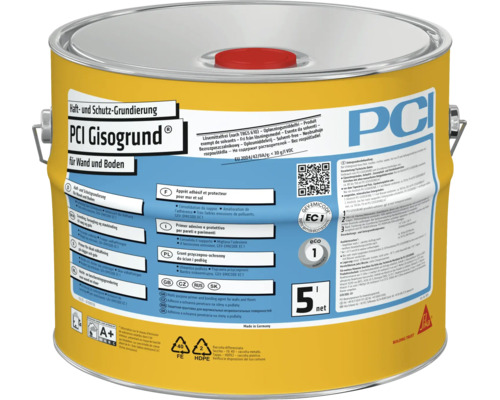 PCI Gisogrund hecht en beschermingsgrondering voor wand en vloer in een emmer voor verbeterde hechting op diverse ondergronden.