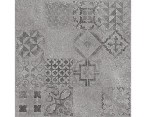 Decoratieve grijze tegels met patroon