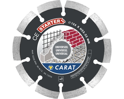 Carat Starter doorslijpschijf, 125 millimeter diameter