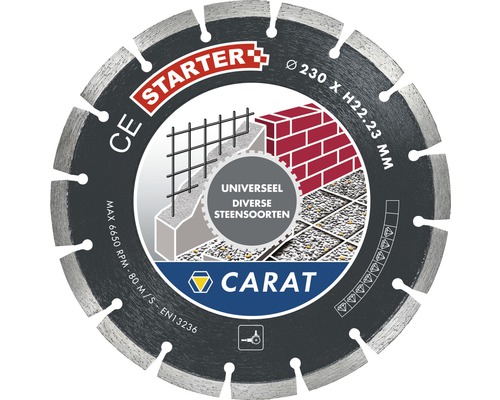 Diamantzaagblad voor steenzaag, diameter 230 millimeter