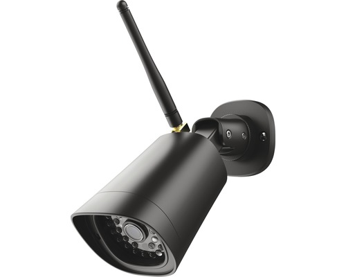 Bewakingscamera voor wandmontage met antenne