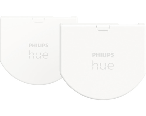 Twee Philips Hue Bridge apparaten voor het bedienen van slimme verlichting in huis