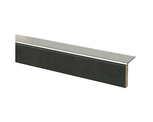 Trapkantprofiel van aluminium en kunststof