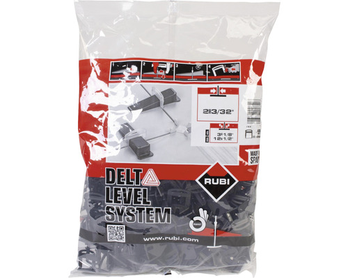 Verpakking Rubi Delta Level System wiggen voor tegelinstallatie