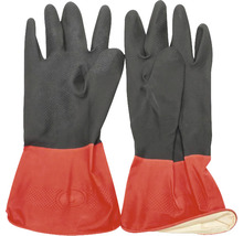 Paar rubberen handschoenen voor bescherming tegen chemicaliën