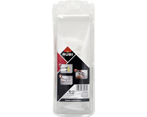 Rubi Logo op een verpakking voor gereedschap
