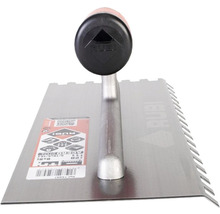 Metalen lijmkam met handgreep