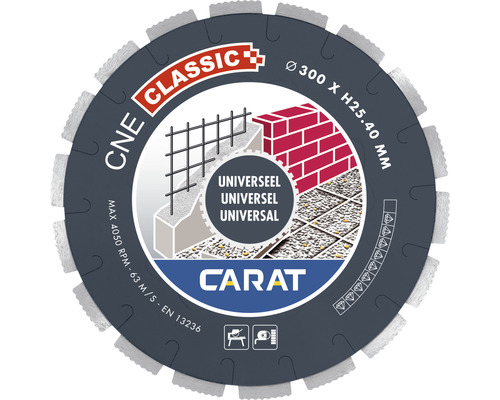 Carat CNE Classic diamantzaagblad, diameter 300 mm