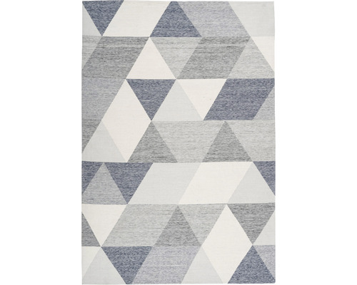 Tapijt met geometrisch driehoekpatroon