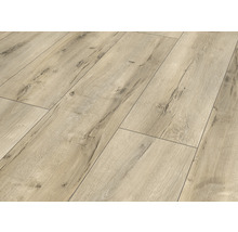 Close-up van laminaatvloer met houtlook