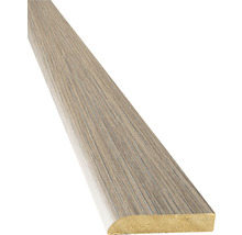 Houten plint met afgeronde rand