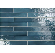 Rechthoekige tegels in blauwe kleur