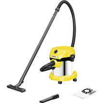 Multifunctionele stofzuiger met accessoires en filterzak
