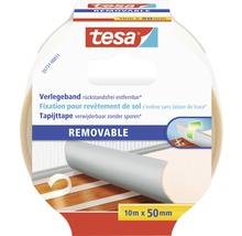 Tesa tapijttape, 10 meter maal 50 millimeter, verwijderbaar zonder sporen