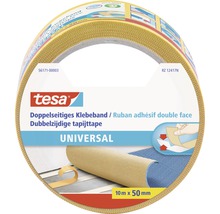 Tesa Universal dubbelzijdige tape, 10 meter x 50 millimeter