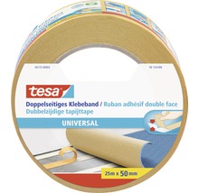 Tesa dubbelzijdige tapijttape Universal 25 meter bij 50 millimeter