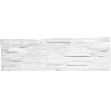 Witte wandbekleding met steenmotief voor binnenshuis