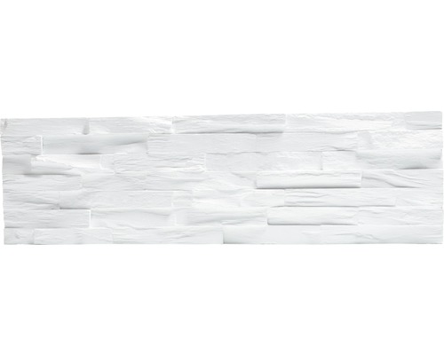 Witte wandbekleding met steenmotief voor binnenshuis