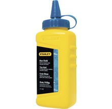 Blauw markeringskrijt van Stanley voor gipsplaat, hout, beton en steen