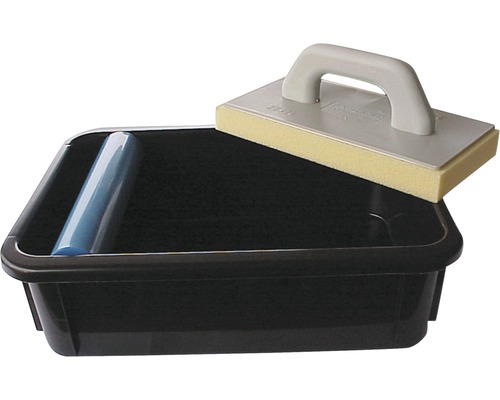 Tegelwas-set met sponsbord en reinigingsrol