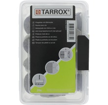 Tarrox anti-kras vilt met schroef, diameter 28 millimeter, 24 stuks
