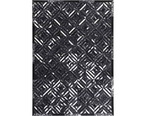 Zwart-wit geometrisch patroon voor wand- en vloerbedekking