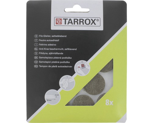Tarrox zelfklevende viltglijders, achtvoudig