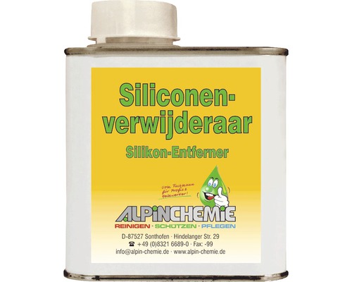 Siliconenverwijderaar in een blik