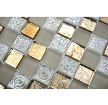 Glasmozaïektegels met patroon