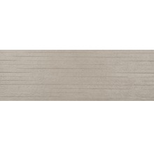 Beige wandtegel met horizontale lijnen